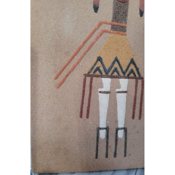 Native American Navajo Sand Painting Ceremonial Healing Yei Bei Chai S Dailey - Picture 6 of 11